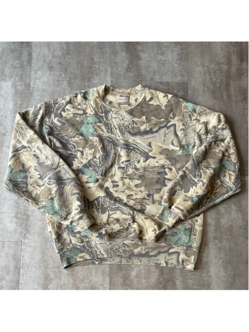 Vintage JERZEES Outdoor Realtree Camo Crewneck Sweater Mens Large